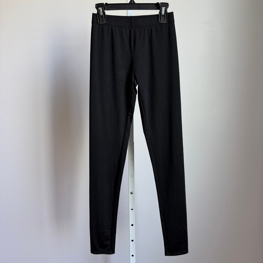 EVLEO Glitter Celestial Sporty Chic Yoga Leggings‎ S Black